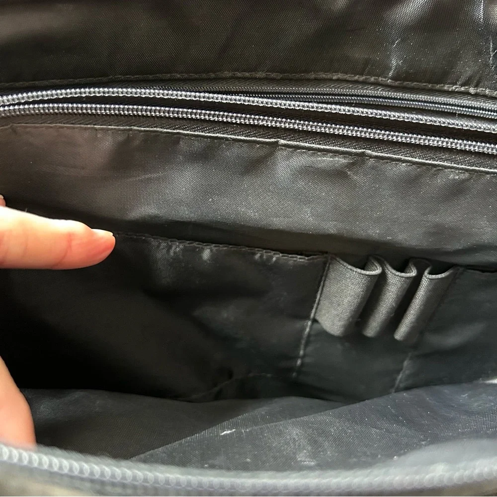 Wilsons Leather Black Computer Work Briefcase Bag